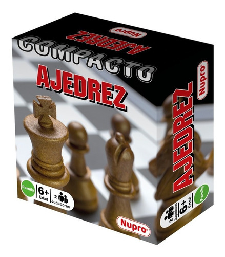 JUEGO DE MESA COMPACTO NUPRO  AJEDREZ